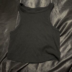 Wild Fable Black Ribbed Tank Top